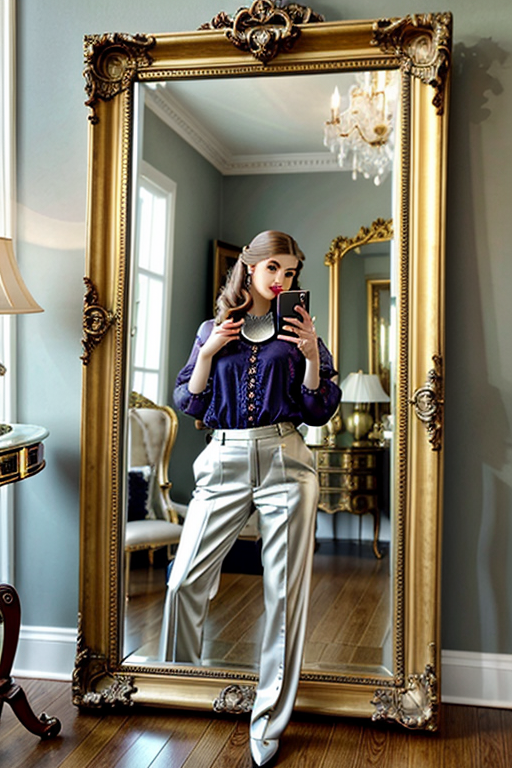 mirror pic girl black blur